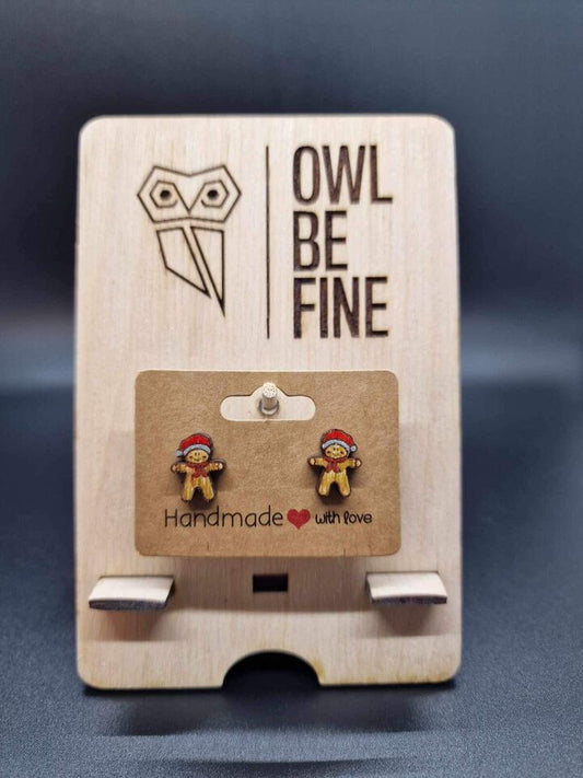 Handmade Stud Earrings –  Gingerbread People